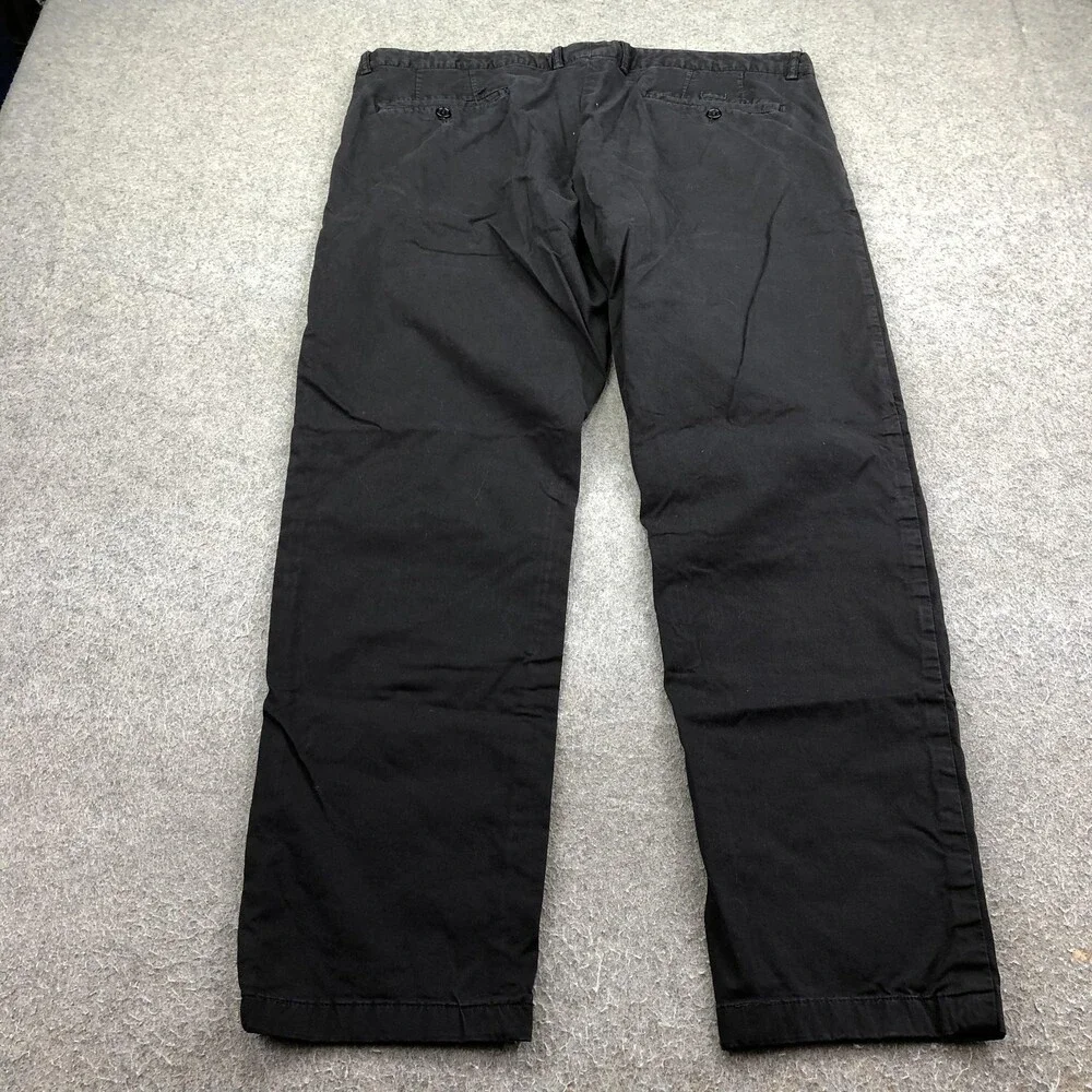 Paul & Shark Yachting Pants Mens 40 Black Chino Straight Stretch Casual Italy